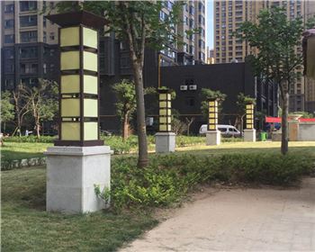 陜西景觀燈案例-西安茅坡新城景觀燈