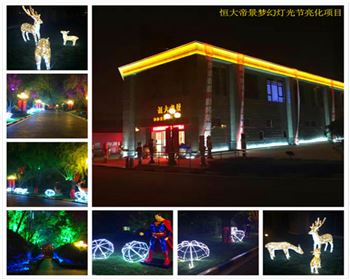 陜西恒大帝景夢幻燈光節