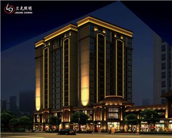 陜西西安潤天磬園-辦公大樓亮化設計